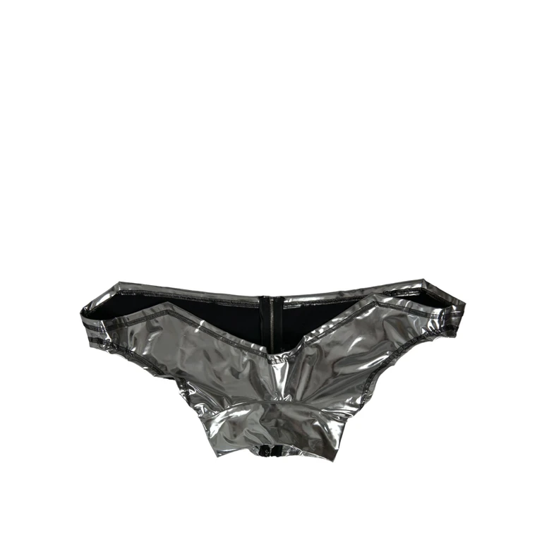 Dolce & Gabbana Silver Polyester Stretch Top Elastane - Women