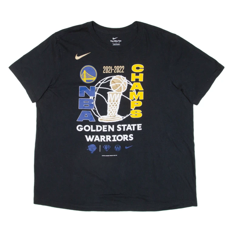 NIKE Golden State Warriors Womens T-Shirt Black USA XL