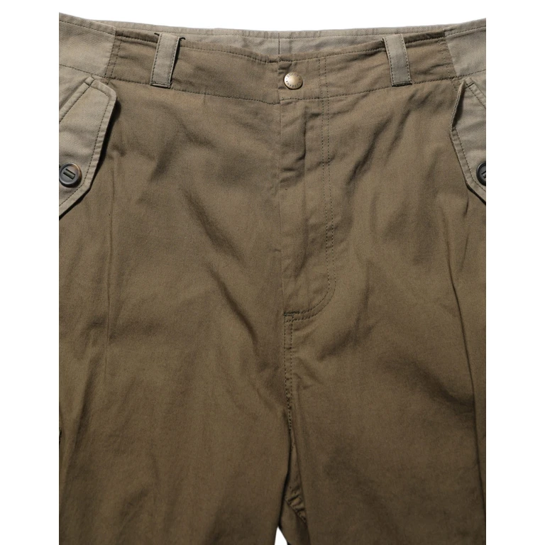 Dolce & Gabbana Brown Mid Waist Straight Cargo Trouser Pants Cotton Elastane - Men