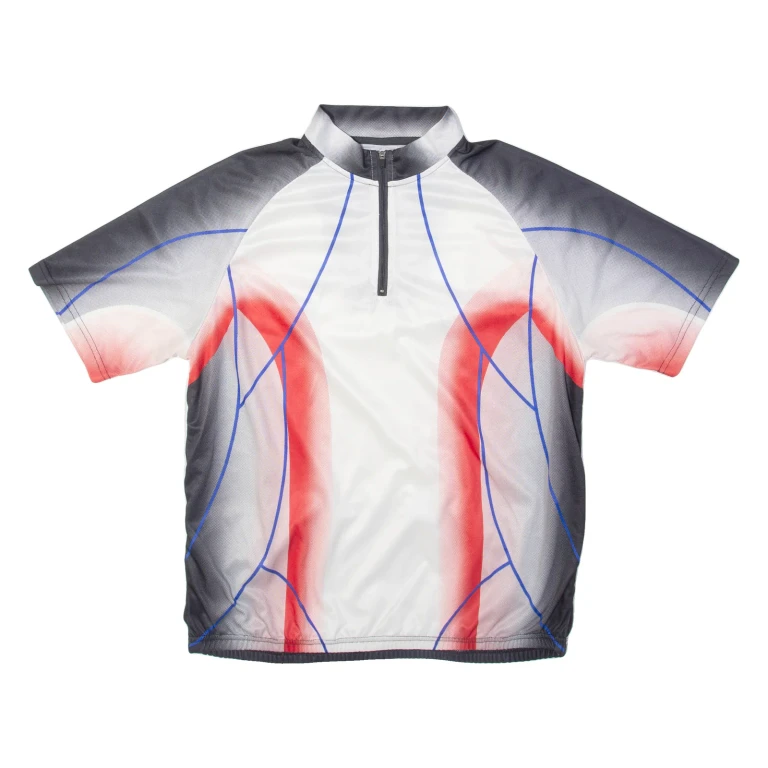Cycling Mens Jersey Black 1/4 Zip L