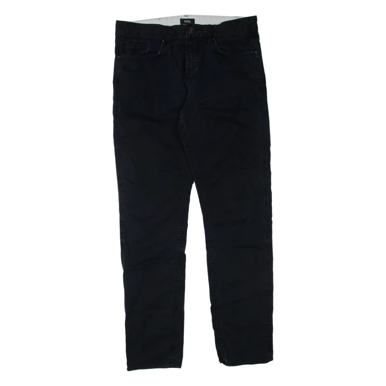 BOSS HUGO BOSS Womens Jeans Black Regular Straight W30 L30