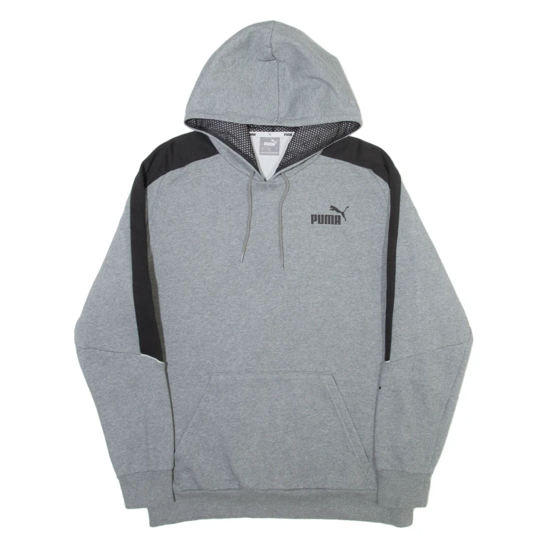 PUMA Mens Grey Hoodie L