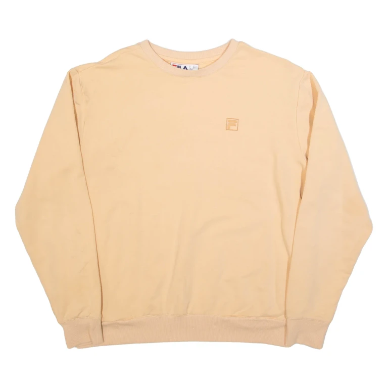 FILA Mens Sweatshirt Cream L