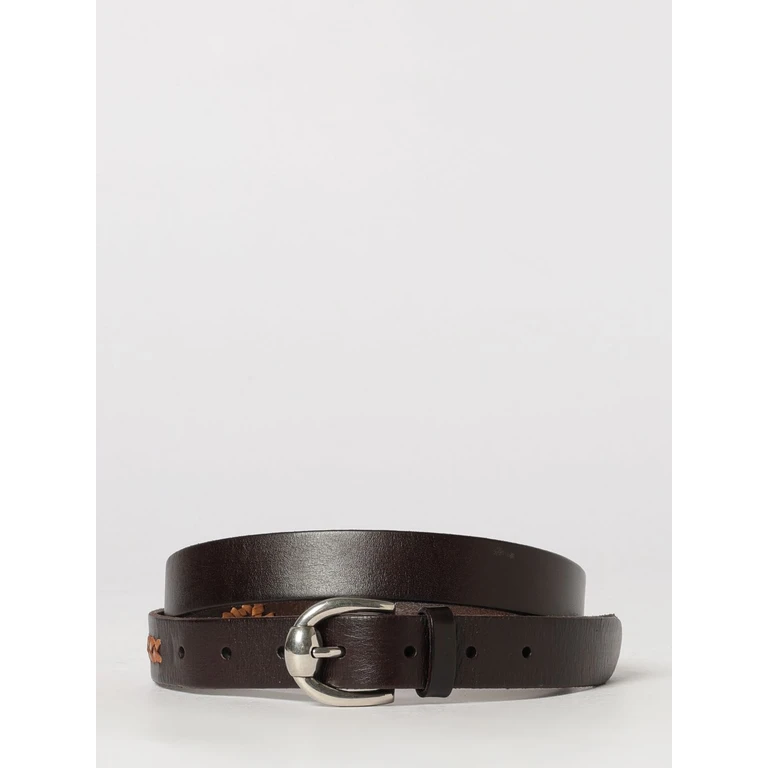 Bicolour Woven Leather Belt with Pin Buckle Clasp (MAUHN265CBV30)