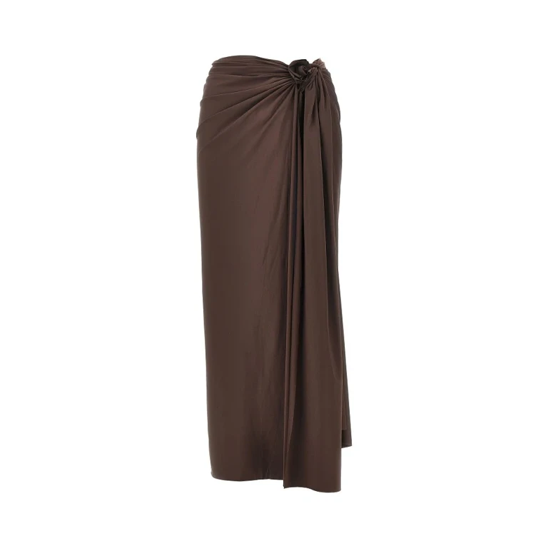 MAYGEL CORONEL 'Capella' long pareo skirt Woman One Size
