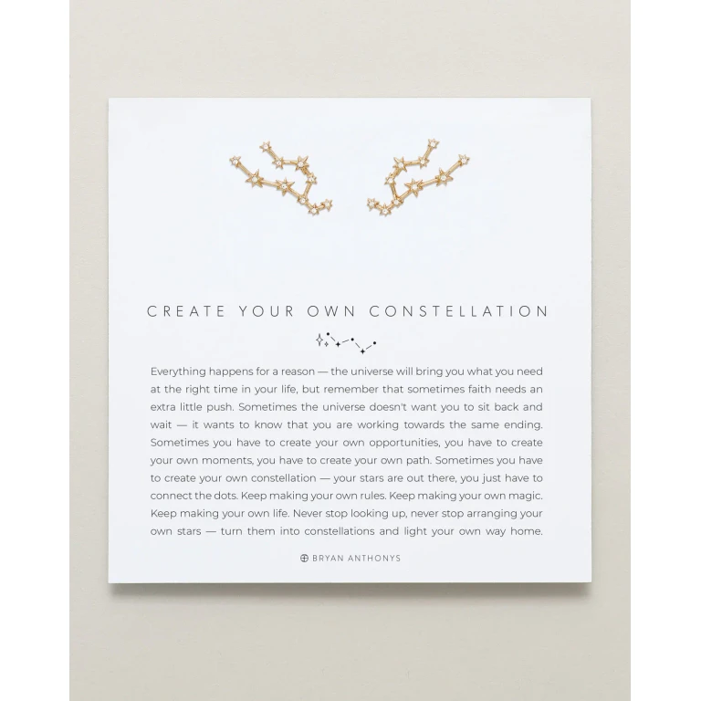 Create Your Own Constellation Earring Climbers