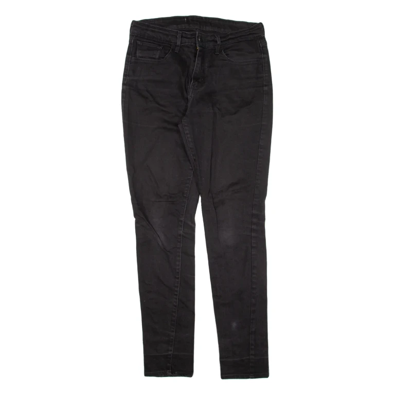 LEVI'S Womens Jeans Black Slim Skinny W28 L29