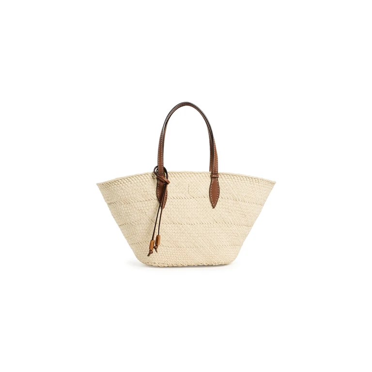 Hunting Season The Small Trapeze Basket Natural/Cognac One Size