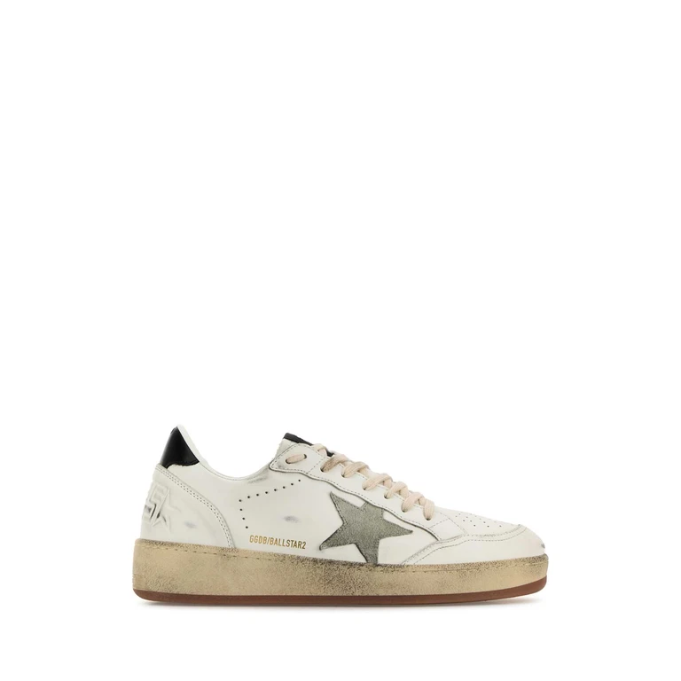 Golden Goose Deluxe Brand White Leather Ball Star 2 Sneakers Whiteiceblack Cow - Men