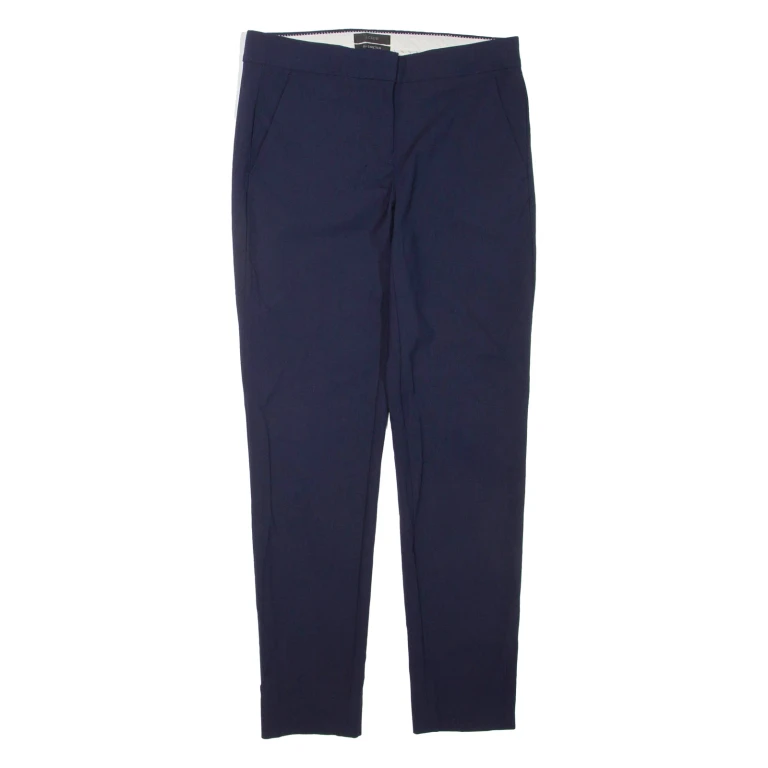 J.CREW Bi-stretch Womens Trousers Blue Regular Tapered W28 L28