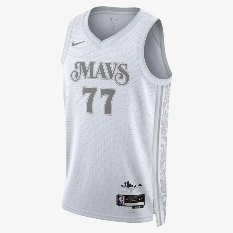 Youth NBA Mavericks Doncic #77 24 City Edition Jersey Jerseys