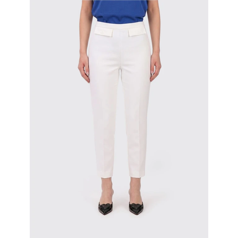 Pants Woman color Ivory (PA18562E2360)