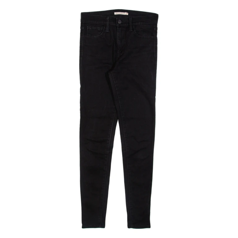 LEVI'S 720 Womens Jeans Black Slim Skinny W27 L32