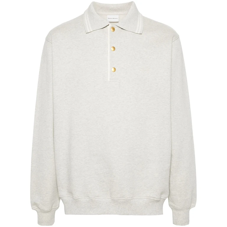 Embroidered-logo Cotton Jumper