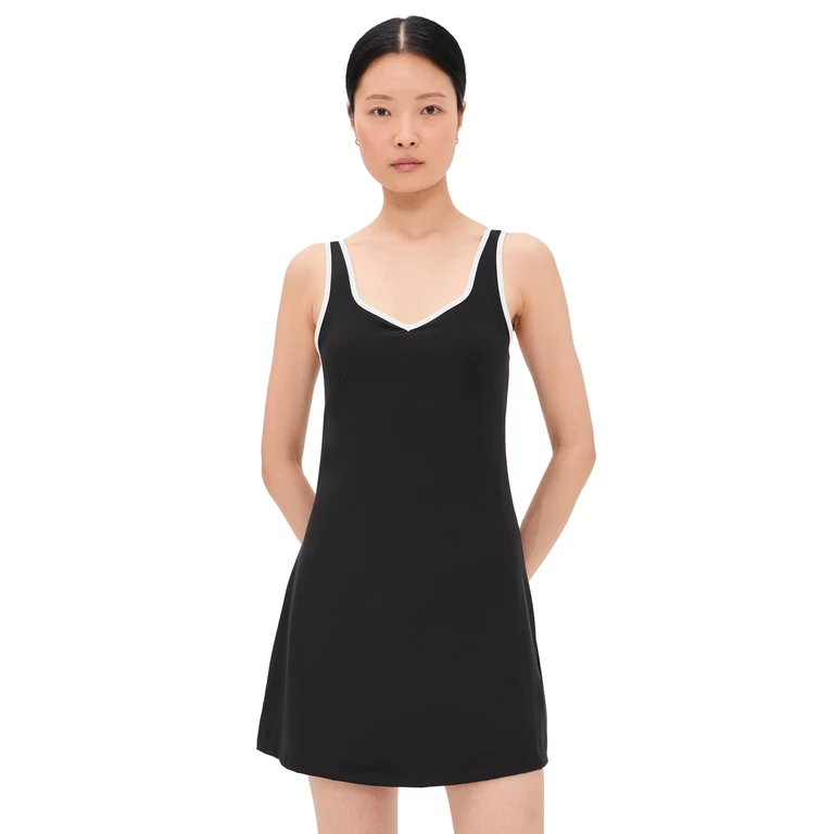 Sweaty Betty Pro Racket Tennis Dress Black White XS