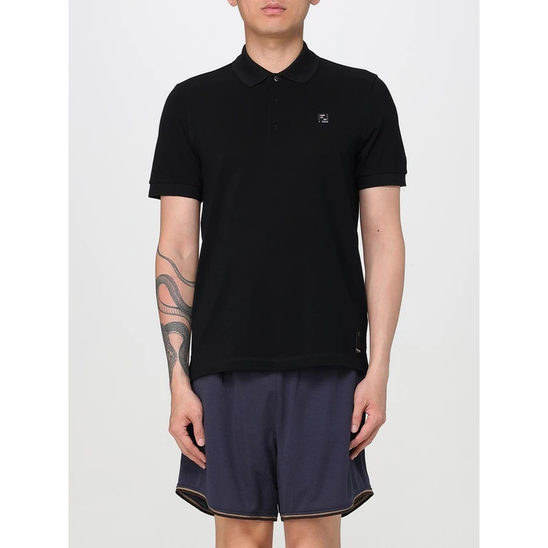 FENDI Polo Shirt Men color Black (FY0985AUA5F0QA1)