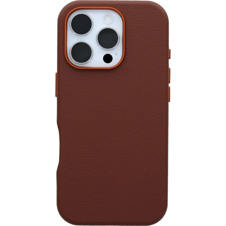 iPhone 16 Pro Symmetry Series Cactus Leather for MagSafe - Rich Adobe Brown
