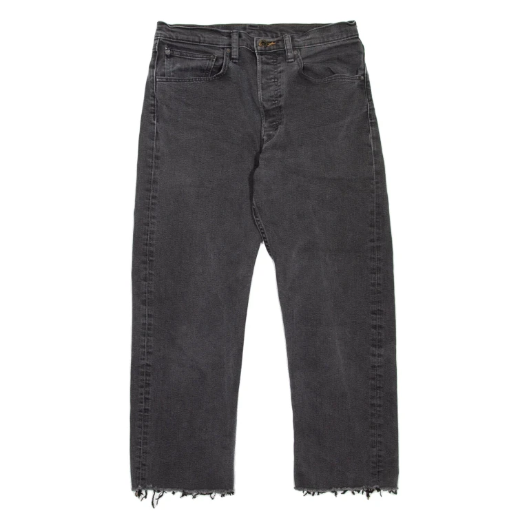 LEVI'S 501 Jeans Mens Grey Regular Straight W32 L24
