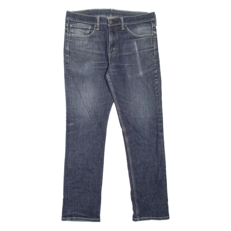 LEVI'S 511 Jeans Mens Blue Slim Straight Stone Wash W34 L32