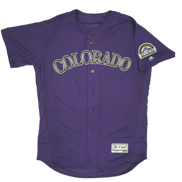 Men's MLB Colorado Rockies Authentic On Field Flex Base Jersey Alternate