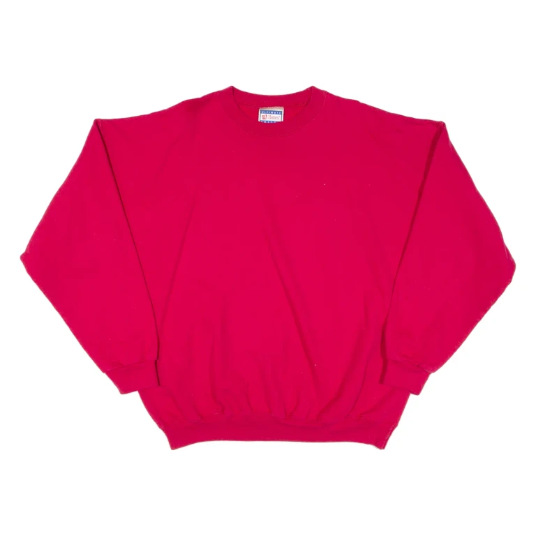 HANES Mens Sweatshirt Red XL