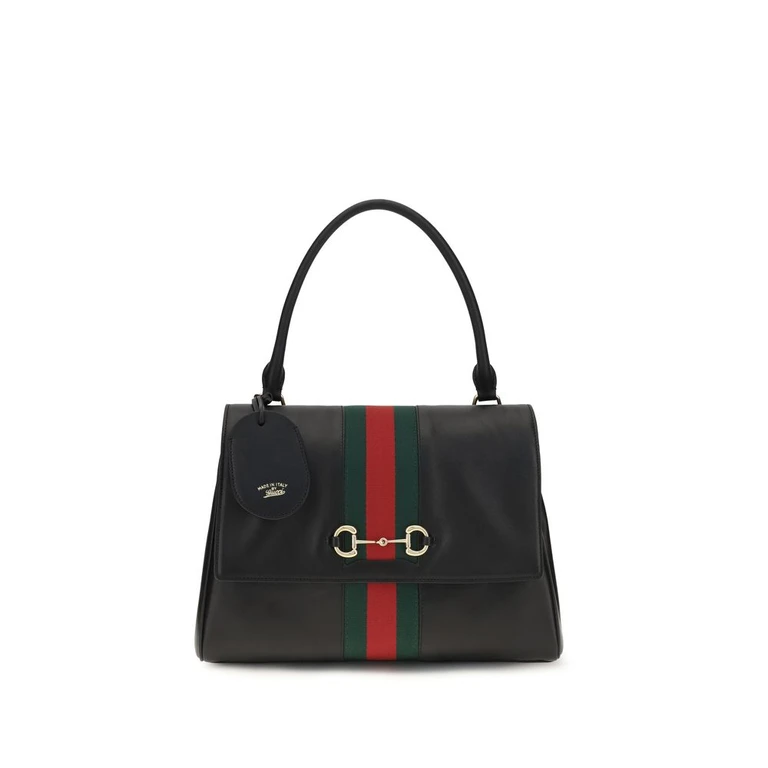 Gucci Black Calf Leather Bos Taurus Handbag Bag - Women