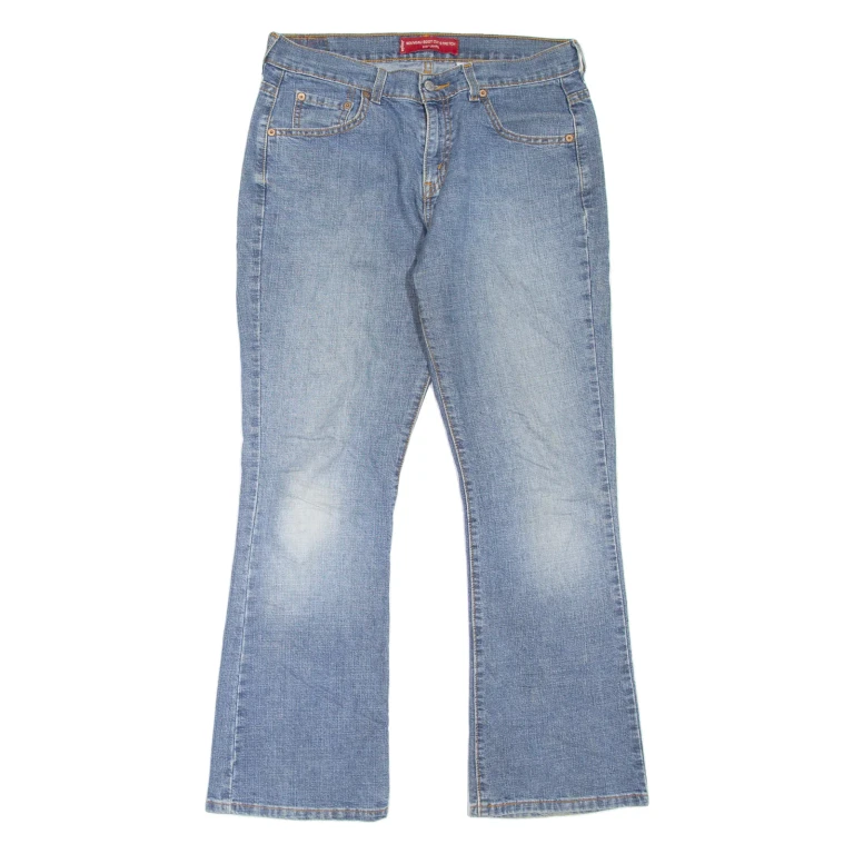 LEVI'S 515 Womens Jeans Blue Regular Bootcut Stone Wash W30 L29