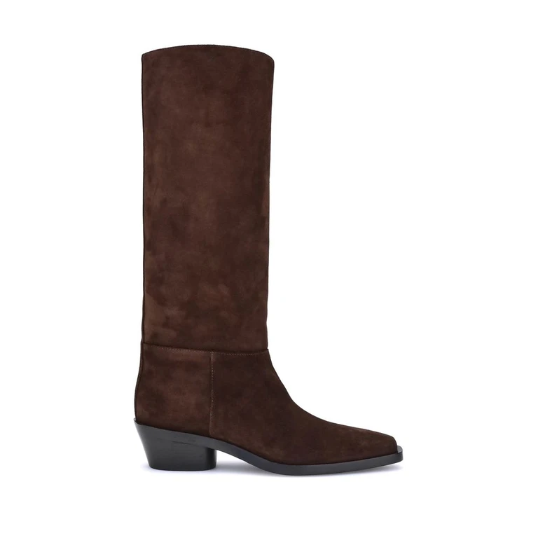 Proenza Schouler Brown Calf Leather Bos Taurus Ankle Boots - Women