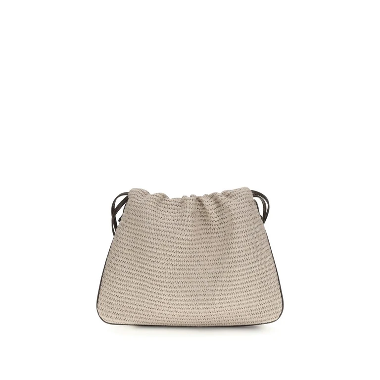 Brunello Cucinelli Beige Cotton Handbag Bag - Women