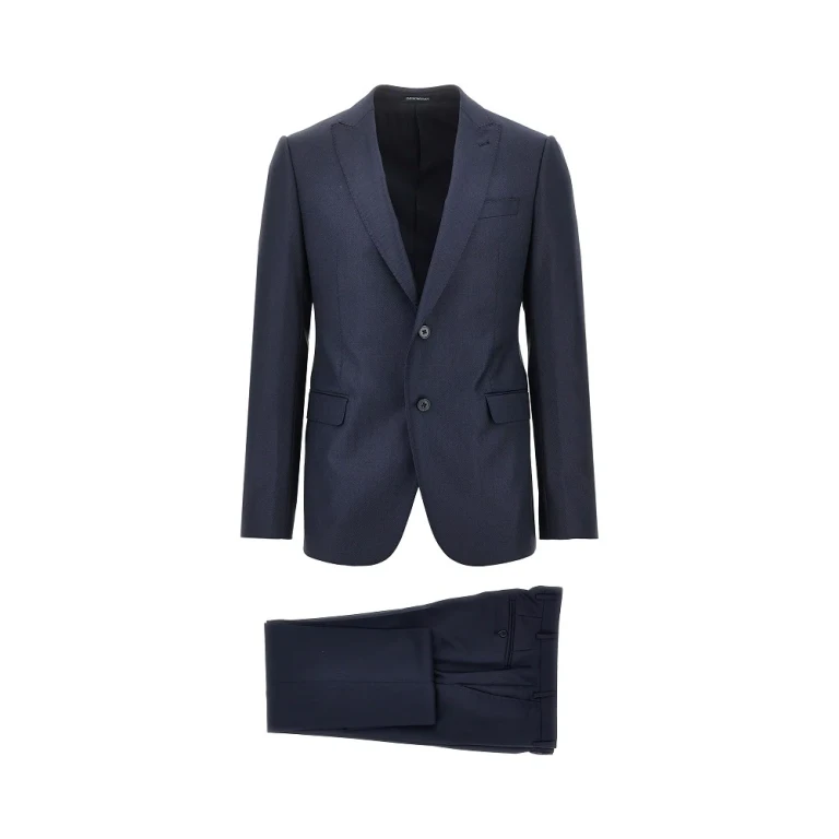 EMPORIO ARMANI Jacquard wool M Line suit Man 46
