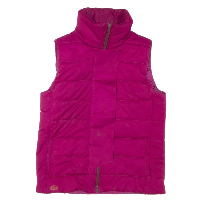 LACOSTE Womens Puffer Gilet Pink S