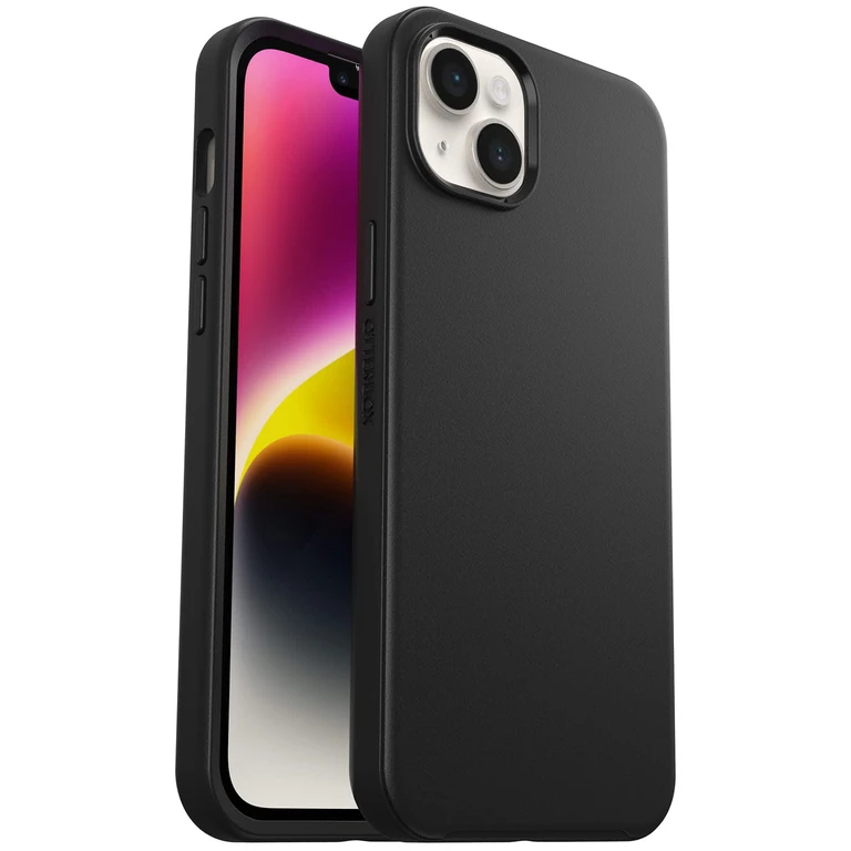 Iphone 14 Plus Symmetry Series+ Case - Black, Ultra-Sleek, Snaps to Magsafe, Raised Edges Protect Camera & Screen