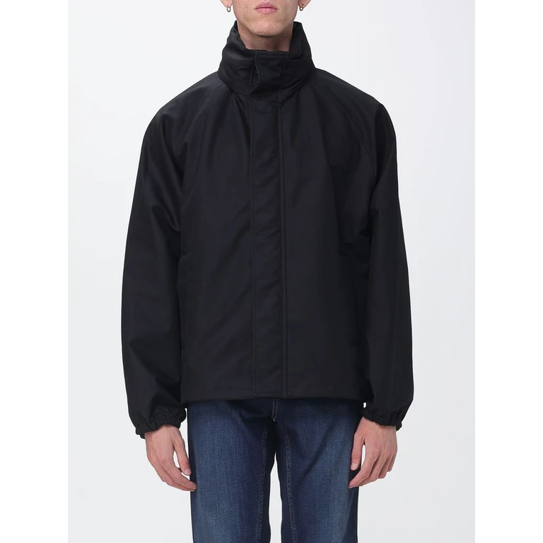 Monogram Cotton Canvas Windbreaker Jacket with Packable Hood and High Neck (871672ZAUW71000)