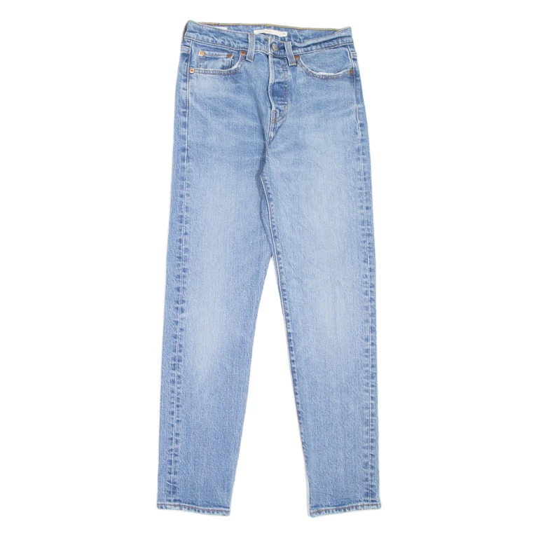 LEVI'S Wedgie BIG E Womens Jeans Blue Slim Skinny Stone Wash W25 L27
