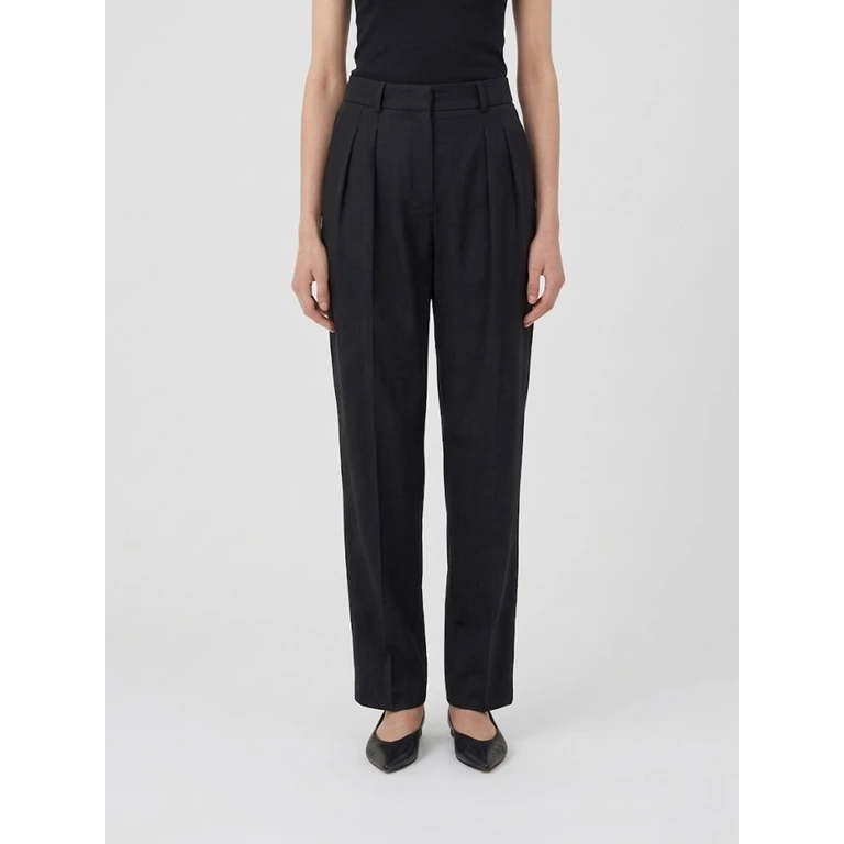 LOULOU DE SAISON Pants Woman color Black (ALIOBLK)