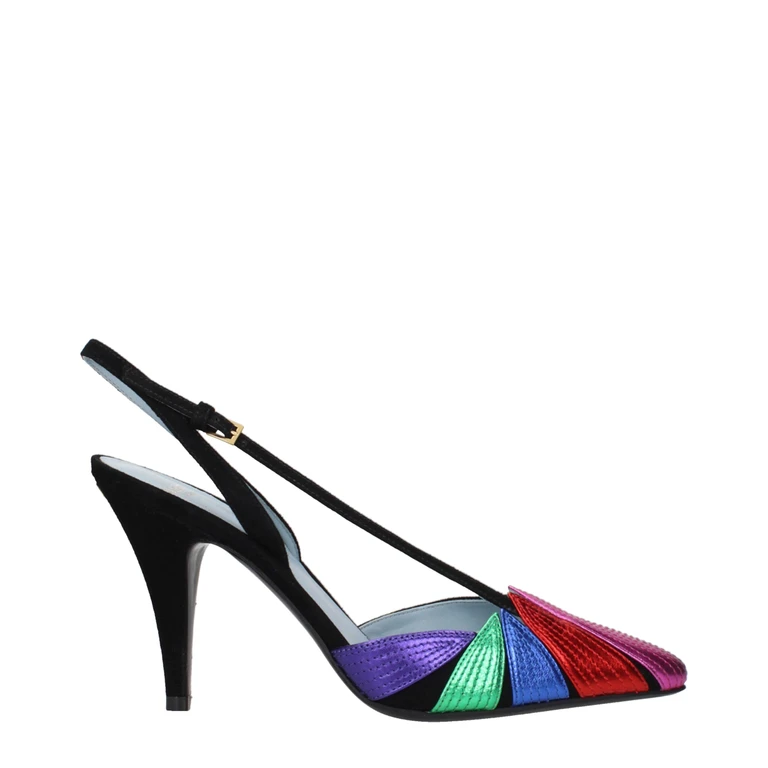Valentino Garavani Black Leather High Heel Pumps - Women