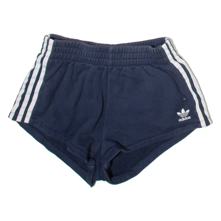 ADIDAS Womens Casual Shorts Blue XXS W24