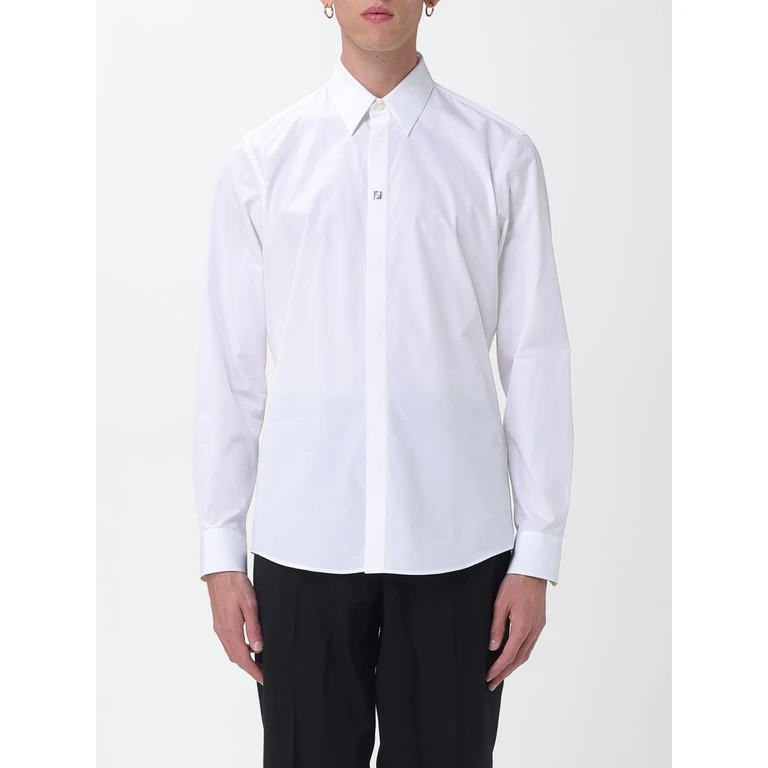 FENDI Shirt Men color White (FS0585AVDLF0QA0)