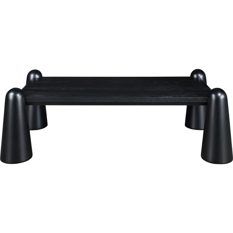 Wyndham Black Art Deco Coffee Table