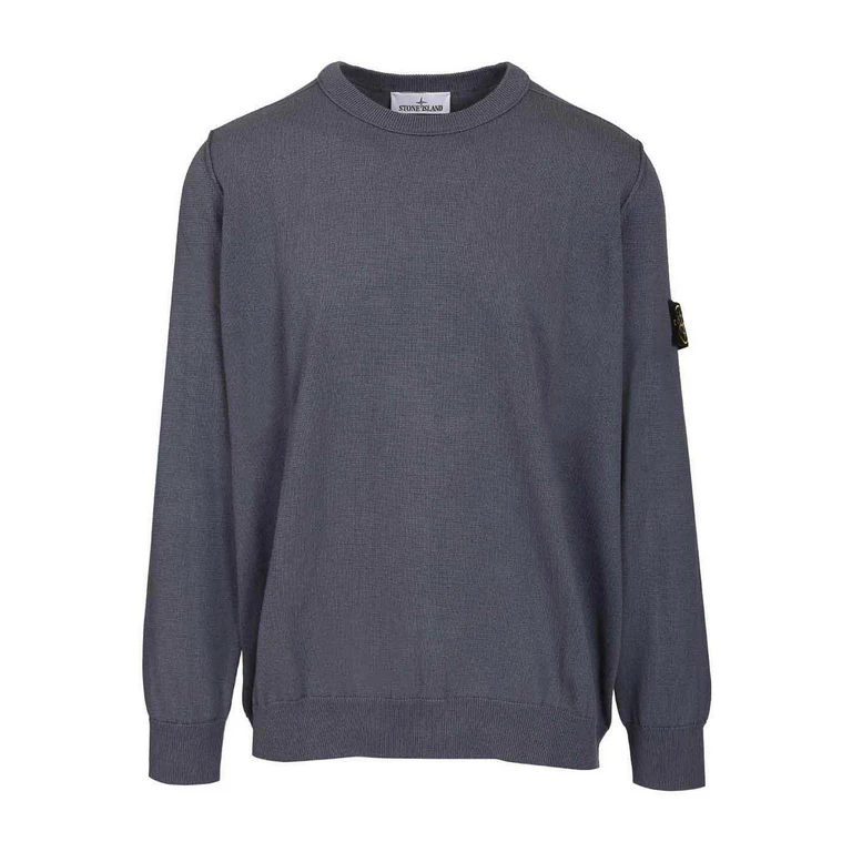 Stone Island Pull Col Rond - Gris (5100053S00B2V002D)