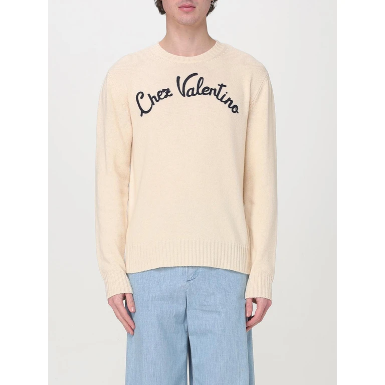 VALENTINO Sweater Men color White (6V3KC33LAR8581)