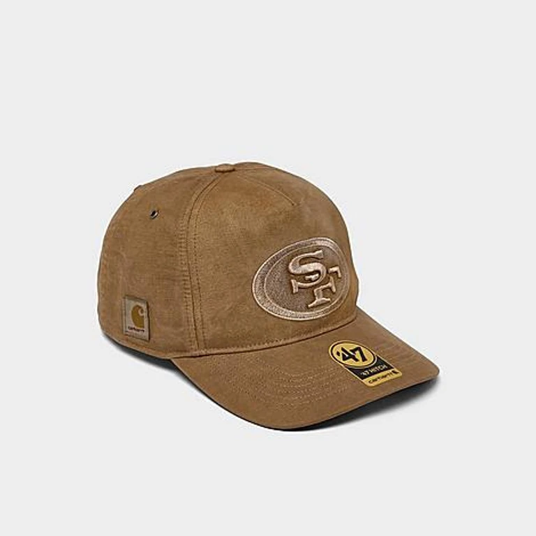 '47 x Carhartt San Francisco 49ers NFL HITCH Snapback Hat in Brown