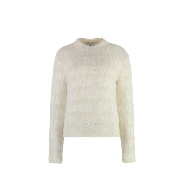 White Elastane Sweatshirt Clothing - Women