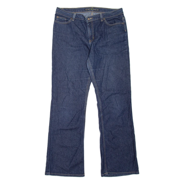DKNY Womens Jeans Blue Regular Bootcut W34 L32