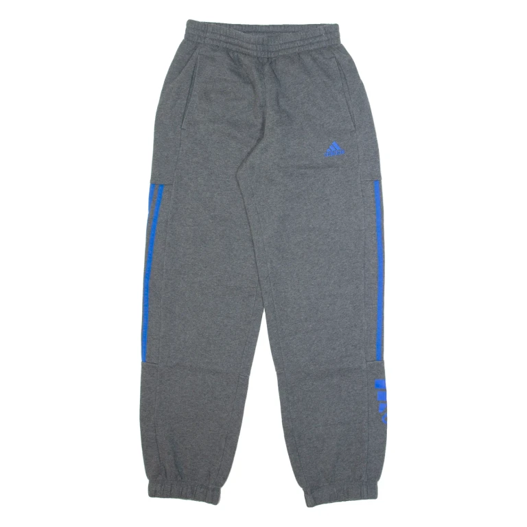 ADIDAS Mens Joggers Grey Tapered S W26 L30