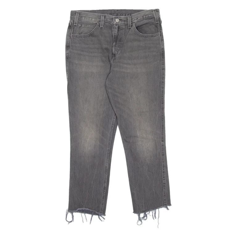 LEVI'S Womens Jeans Grey Slim Tapered Stone Wash W30 L25
