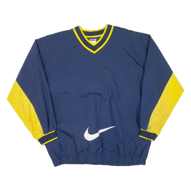 NIKE Womens Anorak Jacket Blue XL