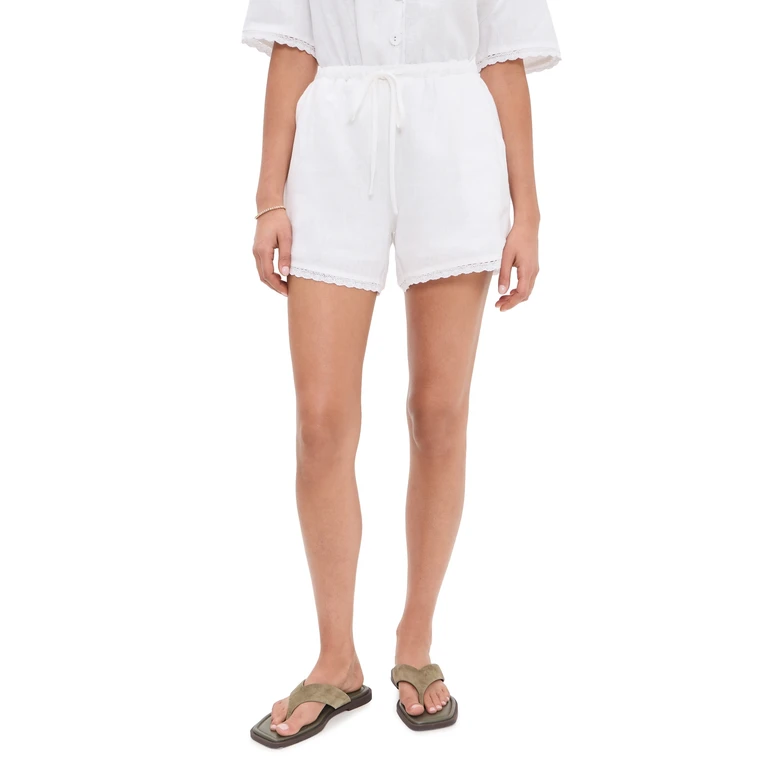Little Lies Hannah Shorts White M
