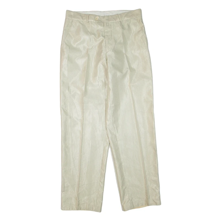 Womens Trousers Green Regular Straight W32 L32