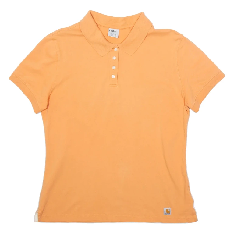 CARHARTT Mens Polo Shirt Orange M